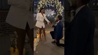 Surprise marriage proposal on a private rooftop in New York #proposal #engagement #willyoumarryme