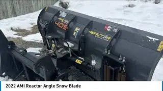 2022 AMI Reactor Angle Snow Blade 20311