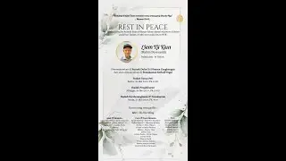 Ibadah Pemberangkatan & Pemakaman Bapak Halim Djoenaidi (Liem Tji Tjun)
