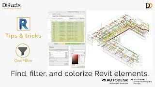 Find, filter, and Colorize Revit Elements with DiRootsOne - OneFilter