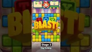 Toy Blast: Stage 3/ #toyblast #stage3