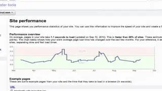 WebCrusher - Checking Site Speed in Google Webmaster Tools