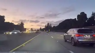 Driving from Castro Valley to San Francisco ￼