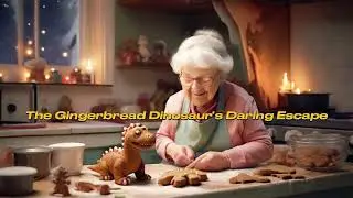 The Gingerbread Dinosaur's Daring Escape | A Bedtime Adventure Tale for Kids!