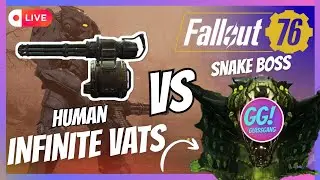 No Coffee No Chems MiniGun? Human Heavy Vats Build Crafting With Member's