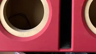 Custom vinyl subwoofer box for 2-10&rdquo; Rockford FOSGATE P3 subwoofers
