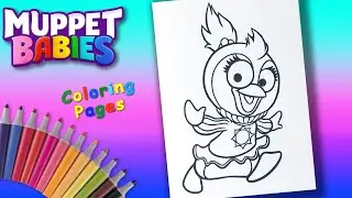 Muppet Babies Disney Junior Coloring Pages For Kids  Summer Penguin Colouring