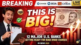 🚀 Massive Update: 12 Major U.S. Banks Prepare for Iraqi Dinar Shift! 🇮🇶