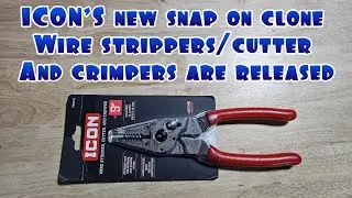 ICON'S NEW Snap On clone wire strippers/  cutters/crimpers are available at Harbor Freight! 