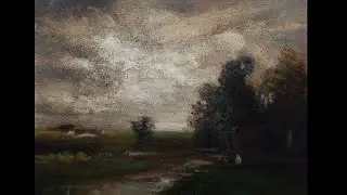 Study by M Francis McCarthy of  Landscape by John Francis Murphy