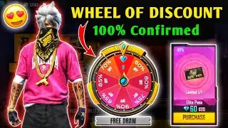 Wheel Of Discount Event Free Fire | Elite Pass In Discount Event ??