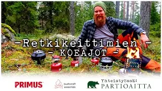 Retkikeittimen KOEAJOT (Primus) 4k
