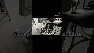 scrap cutting machine hydraulic, cutting machine hydraulic, cutting machine#machine #hydraulicpress