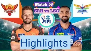 SRH vs LSH ipl match highlights #ipl #indiancricket