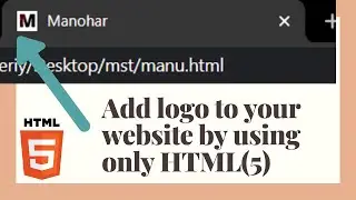 How to add logo to your website using html 5