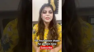 Pac foundation main shade #pacfoundation #foundationfordryskin #gloassskin #glowingskin