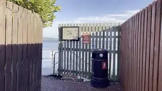 Walk in Tayport, Fife, Dundee, Scotland, UK. Next day after Storm Éowyn