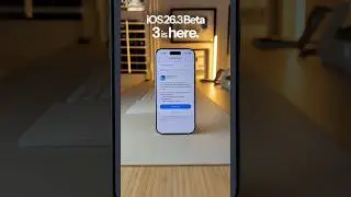 Вышла iOS 26.3 Beta 3! Что нового?!