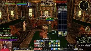 Poteen OBowen playing LOTRO, *Glamdring* BEORNING (Blue line) getting to level 90!