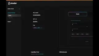 How to LP and Stake+ at StaderLabs with Luna and LunaX