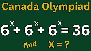 Canada's Very Nice Exponential Problem | Olympiad Math Challenge Olympiad Math Breakdown