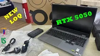 Lenovo LOQ 15AHP10 Ryzen 7 AI 250 Nvidia RTX 5050 8 ГБ Распаковка 2025