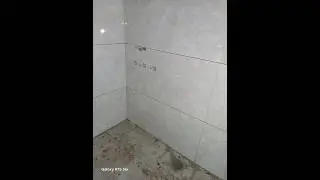 Bathroom 2X4 Tiles Installatio।। 2X4 की टाइल्स कैसे लगाए Full Process ।। #tiles #construction