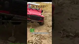 On a Hurry?Off Road Action DIY Bumper Skid Plate Defender 90 MN90 D90 Miniscale Trail Crawler
