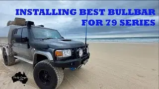 79 Series Bullbar Install Off Road Animal Toro Bar