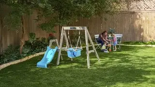 Kidkraft First Play Wooden Swing Set