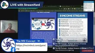 The MSI Concept My Journey 8 Streams of Income Summary