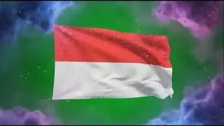 Happy Independence day Indonesia! Indonesia Flag Green Screen Compilation with National Anthem Music