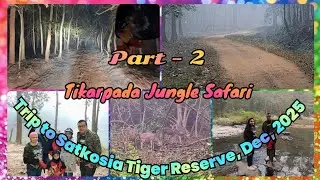 Trip to Satkosia Tiger Reserve, Dec, 2025 | Part - 2 | Tikarpada | Jungle Safari | Subscribe 