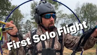 First solo paramotor flight - Congrats Kevin H - PPG Squatt