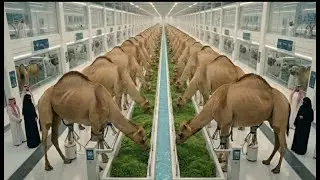 Camel Milk Production: The Complete Digital Factory Process - From Farm to Product (Full Process)