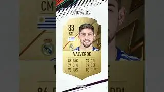 VALVERDE EVOLUTION CARD ON FIFA #fifa #eafc25