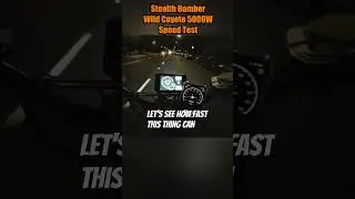 Stealth Bomber Wild Coyote 5000w Speed test