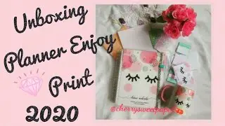 Unboxing Planner Enjoy Print com caneca