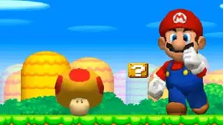 New Super Mario Bros DS Walkthrough - World 1