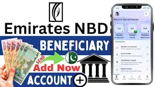 How to Add Beneficiary Account on Emirates NBD Bank Mobile App