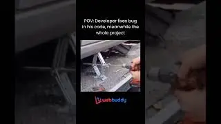 POV Developer fixes bug in his code, meanwhile the whole project
