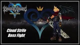 Kingdom Hearts Final Mix | Proud Mode | Cloud Strife Boss Fight