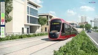 Tramway de Nice – Alstom – nouvelle technologie de recharge par le sol
