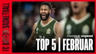 Top 5 Plays Februar | powered by @siegmund| Dunk-Show von Vlado, Joe & Book | FCBB