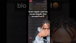 Scam rapper used my vocals illegally then blocked me? #rap #disstrack #ukrap #diss
