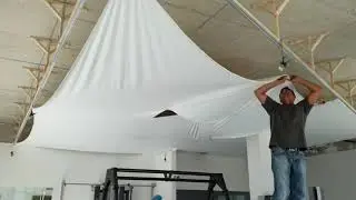 Montage einer Spanndecke in 3 Minuten, Raumgestaltung und Lichtl&ouml;sungen mit Spanndecken!