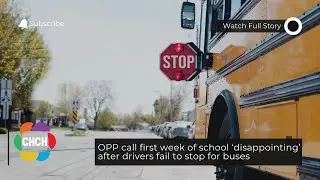 OPP: 'Disappointing first week of school' as drivers pass buses