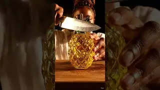 Cutting Glass Pineapple ASMR 🍍 #ai #aiart #asmr #glasscutting #satisfying #asmrsounds