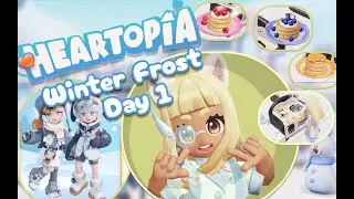 FIRST LOOK at Heartopia Winter Frost Day 1 | No Commentary | Cozy Gaming
