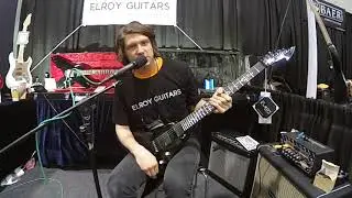 Elroy Guitars Winter NAMM 2018, The-V Demo by Mike Stuart